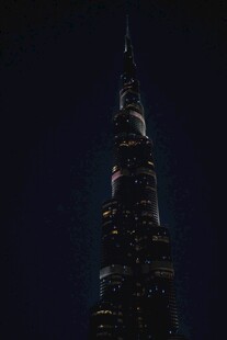 迪拜塔夜景
