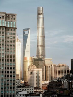 上海城市天际线高楼景观
