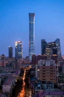 北京城市天际线风光