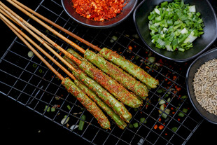 烤豆角串