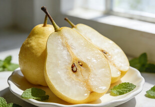 切开的鸭梨
