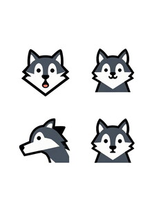 可爱哈士奇头像集合