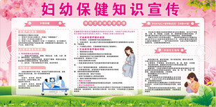 妇幼保健知识宣传展板