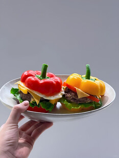 彩椒汉堡