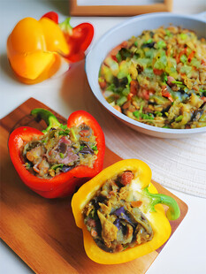 彩椒酿菜