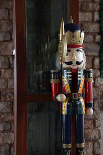 复古胡桃夹子士兵木偶