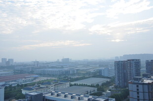 城市远景俯瞰景观