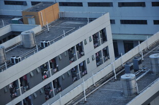 高层公寓外观景象