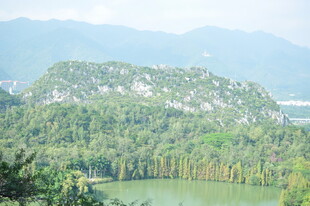 青山绿水间的秀丽风光