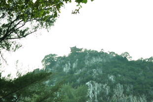 青山绿树间的自然景致