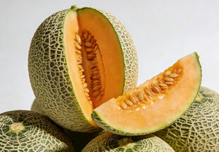 香甜哈密瓜堆叠展示