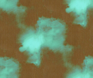 蓝绿云状图案纹理背景