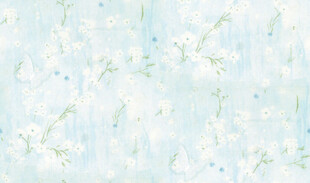 清新淡雅花卉图案背景