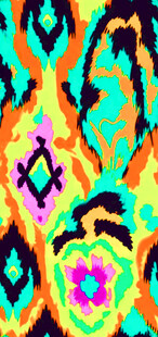 多彩几何抽象图案纹理