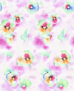 梦幻花卉图案背景