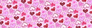 粉色爱心图案背景
