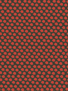 红色小花几何图案纹理背景