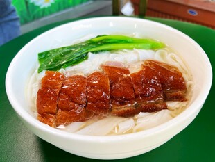 青菜烧鸭粉