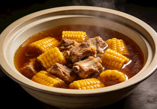 玉米炖排骨