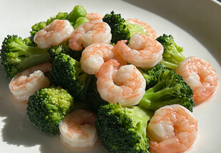 西兰花炒虾仁
