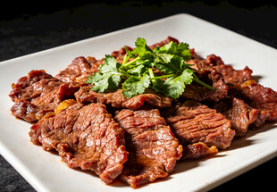 香煎牛肉片