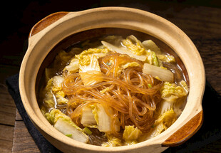 砂锅白菜粉丝煲