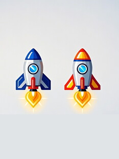 双火箭图标