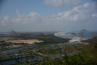 俯瞰美丽海滨风光