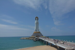 三亚南海观音海上壮观景象