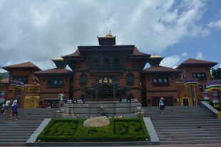 尼泊尔古老寺庙建筑