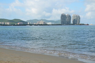 海滨城市美丽海景风光