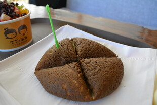 巧克力面包切块展示