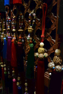 精美传统流苏挂件展示