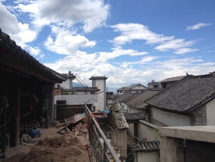 古村落屋顶风景