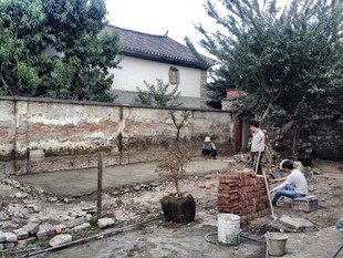 乡村庭院改造现场