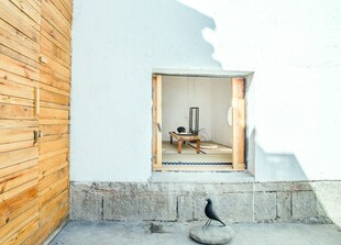 简约室内外过渡空间场景