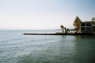 海边码头建筑景观