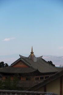 古雅中式建筑 屋顶风光