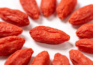 圆形排列的红枸杞