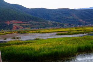 山间湿地美景