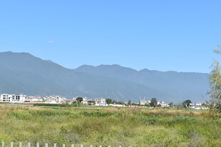 田园山野风光 宁静村落