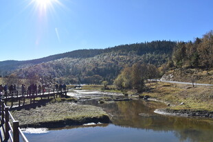山间河畔风景秀丽