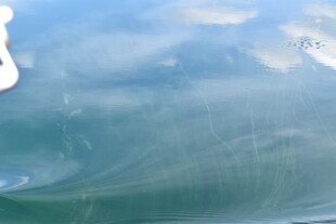 梦幻云海中的雨滴景象