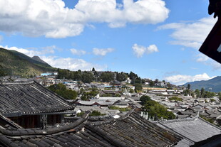 古村落屋顶视角风景