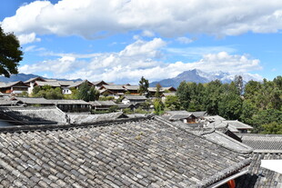 古村落屋顶风光