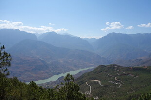 壮丽山脉自然风光景致