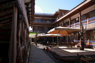 古色古香庭院建筑景观