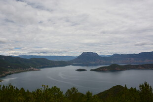 壮丽山水湖景风光