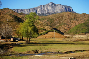 山间田园风光美景