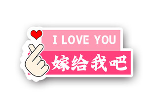 嫁给我吧手举牌 